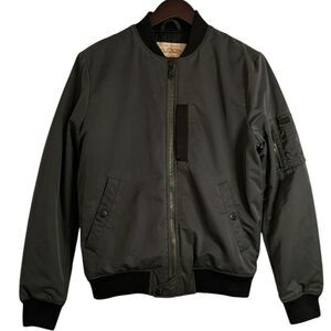 Chevignon World Traveler MA-1 Bomber Jacket - Olive Green - Small